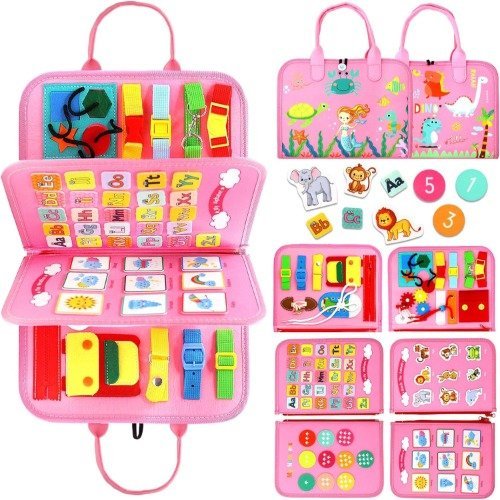 Sensory Learning Skills Book - Pink